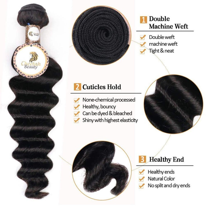 Offre spéciale mèches Loose Deep Wave 10A | Extensions de cheveux 100 % naturels vierges à cuticules alignées