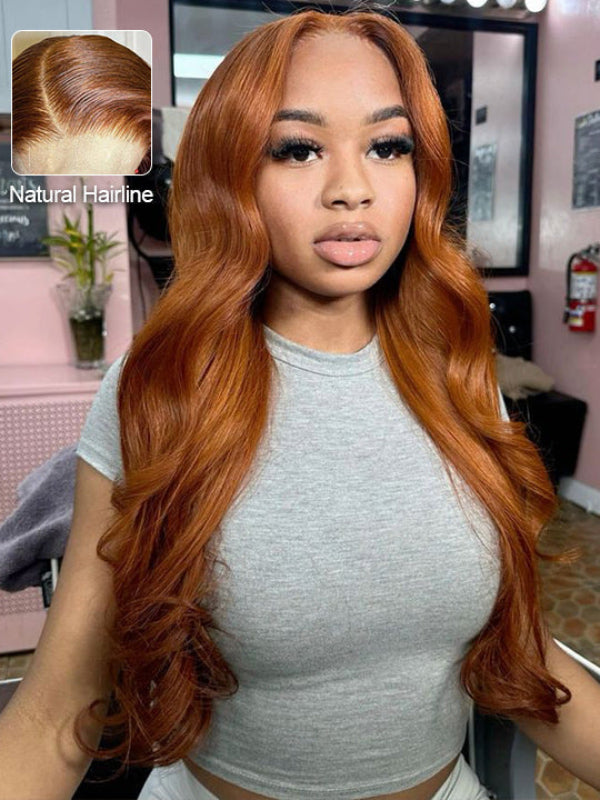 Vente | Perruque frontale en dentelle complète marron n° 30, 13x6, 40 à 86 cm, cheveux humains de couleur balayage/ombré