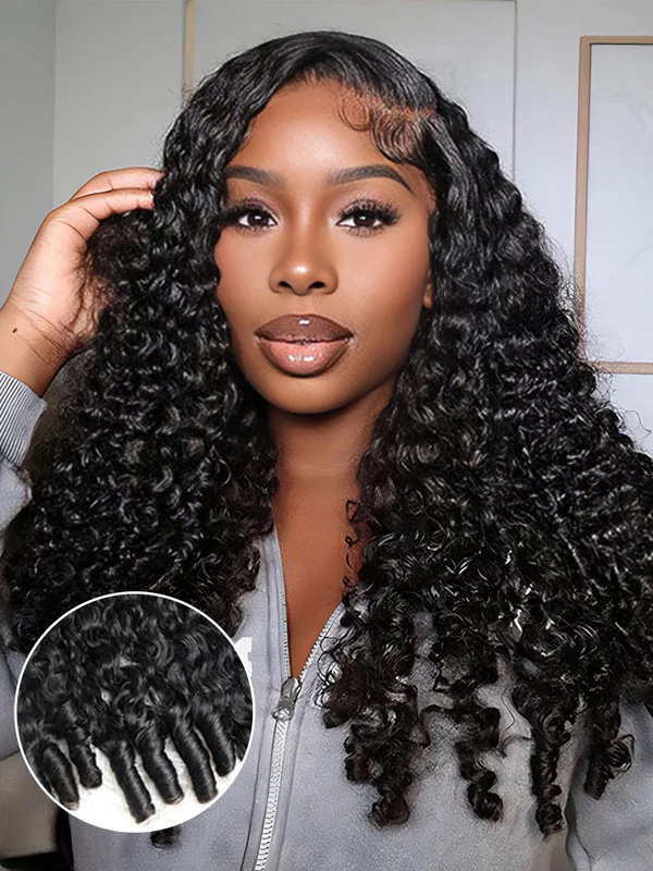 Crazy Sale | Glueless Burmese Curly 7x6/13x6 Wear Go Human Hair Wig, No Code Needed