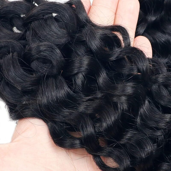 Boho braids Water Wave Braid Hair Bulk 100% Human Hair Extensions 100g