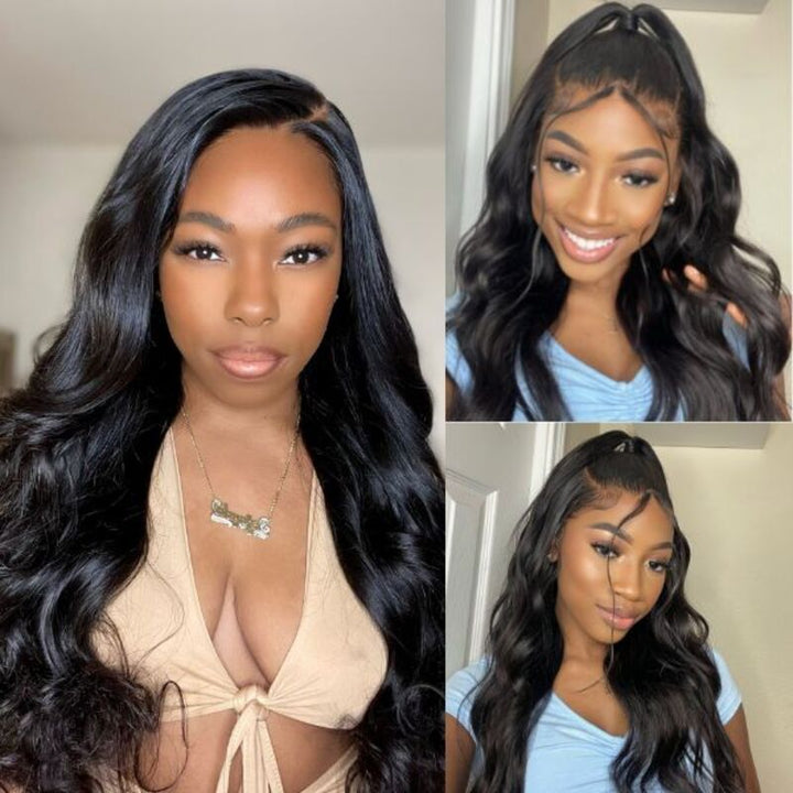 Glueless 7x6 Wig 16"-34" Loose Body Wave 13x6 Full Lace Frontal Wig