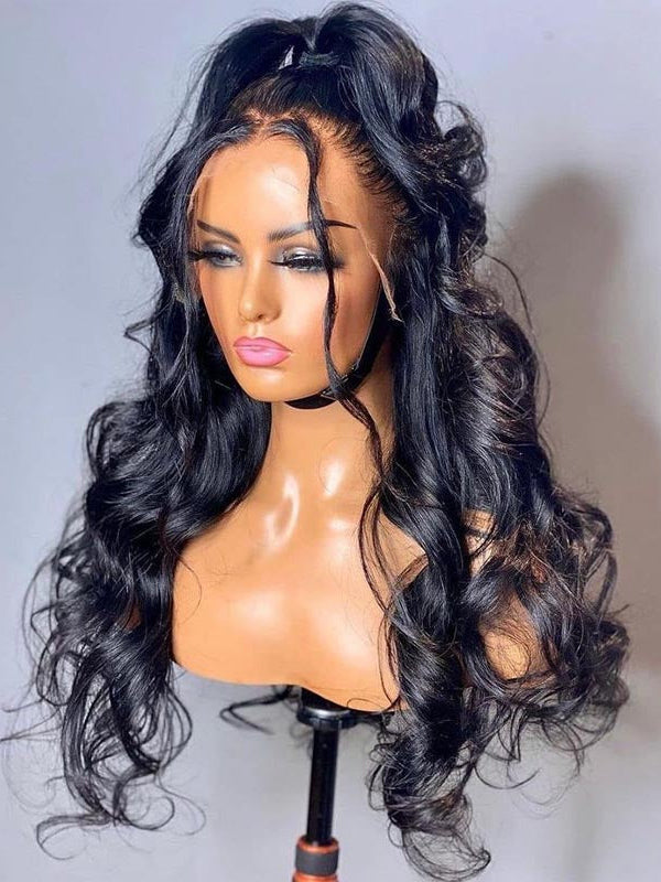Glueless 7x6 Wig 16"-34" Loose Body Wave 13x6 Full Lace Frontal Wig
