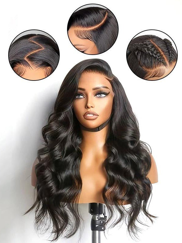 Glueless 7x6 Wig 16"-34" Loose Body Wave 13x6 Full Lace Frontal Wig