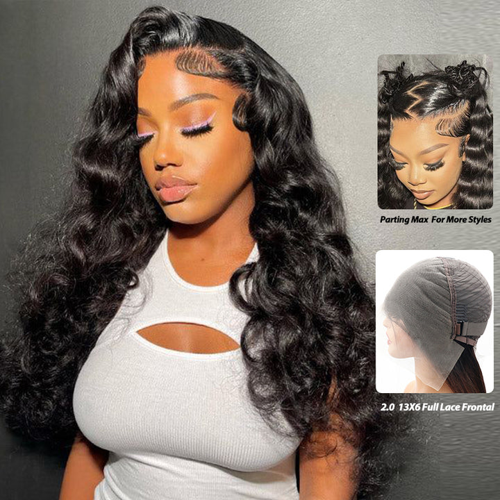 Glueless 7x6 Wig 16"-34" Loose Wave 13x6 Full Lace Frontal Wig