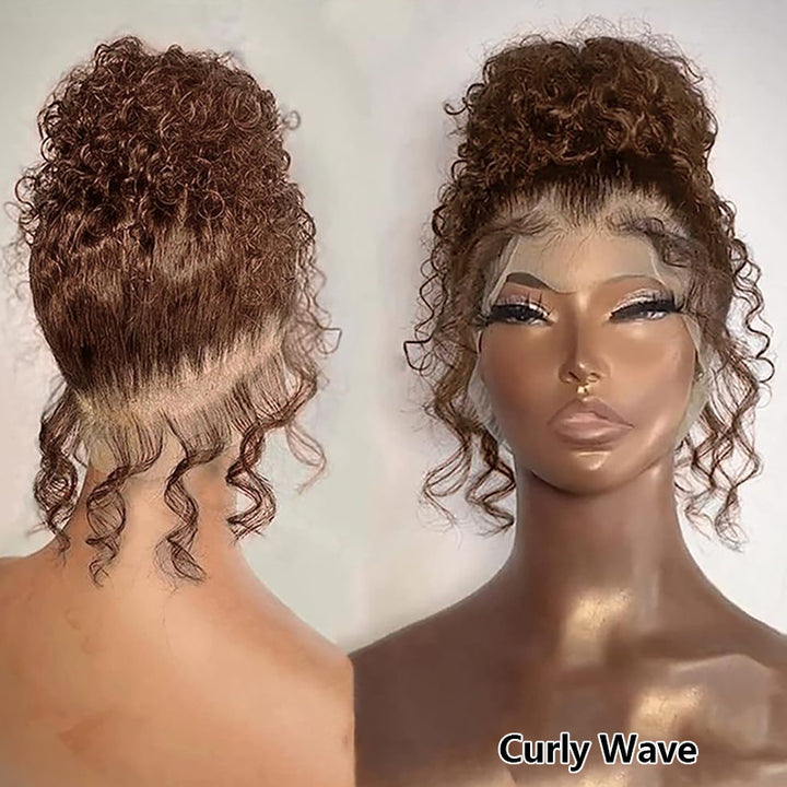 Invisi-Strap Snug Fit #4 Chocolate Brown 360 Lace Frontal Human Hair Wig
