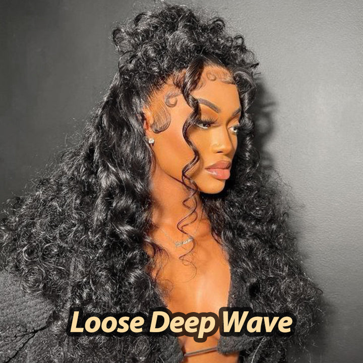 Invisi-Strap Snug Fit #1 Jet Black 360 Lace Frontal Human Hair Wig