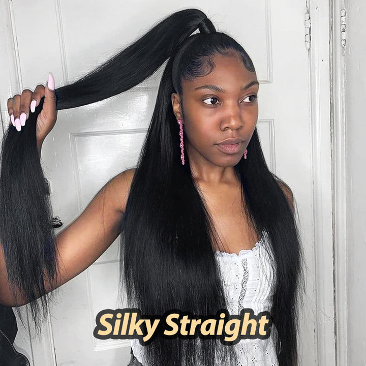 Invisi-Strap Snug Fit #1 Jet Black 360 Lace Frontal Human Hair Wig