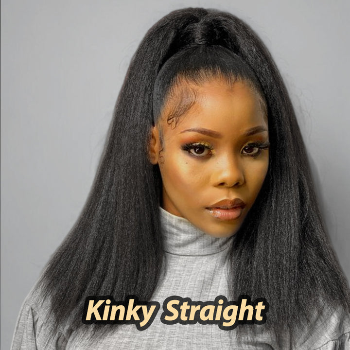 Invisi-Strap Snug Fit #1 Jet Black 360 Lace Frontal Human Hair Wig