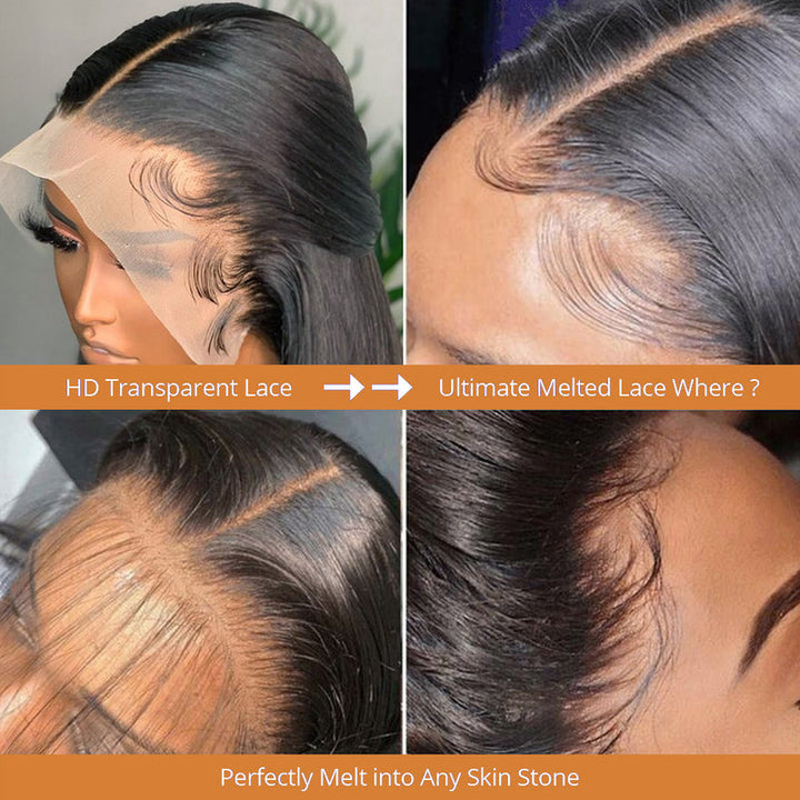 250% High Density Beyonce Inspired #T1B/4/27 13x6 Full Lace Frontal Wigs Body Wave Human Hair Wigs