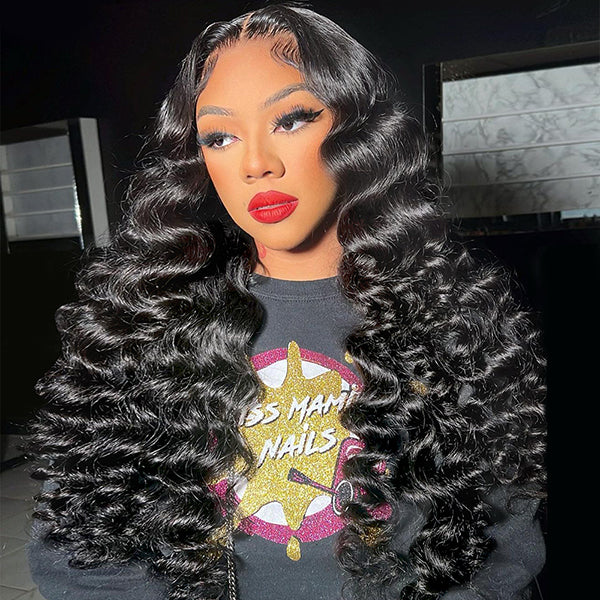 Real HD| Loose Deep Wave Glueless Lace Closure Wig 250% Raw Virgin Human Hair Wig