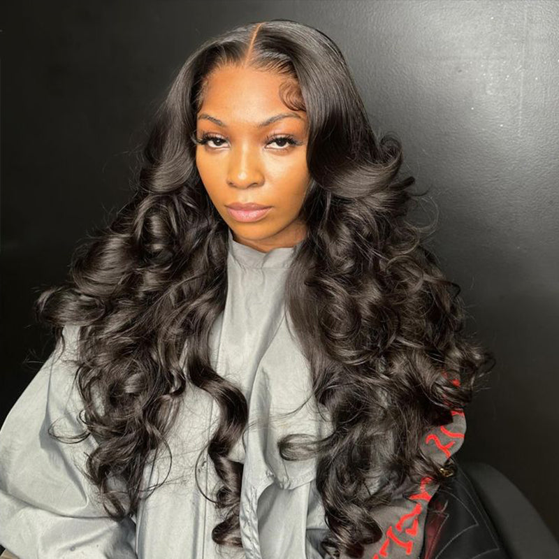 Real HD| Loose Wave Glueless Lace Closure Wig 250% Raw Virgin Human Hair Wig