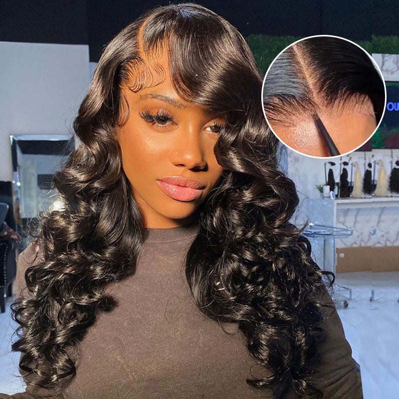 Loose Wave 13x6 Real HD Lace Undetactable BlendAway Full Lace Frontal Wig