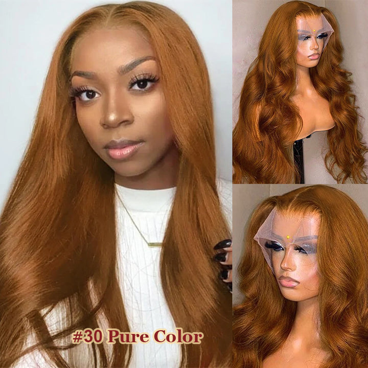 #30 Brown 13x6 FULL Lace Frontal Wig
