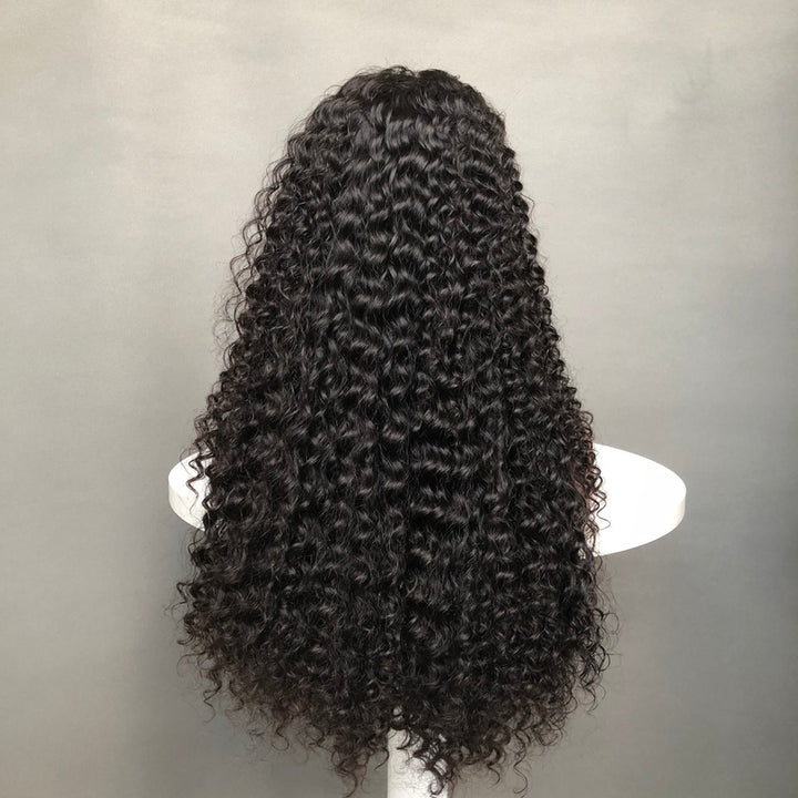 Perruque Lace Front Super Double Drawn | Perruque Deep Wave 13x6, densité 250 %, cheveux vierges bruts