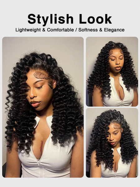 Real HD Lace | Glueless Wand Curly 7x6/13x6 Tiny Knots Wig with Super Natural Hairline