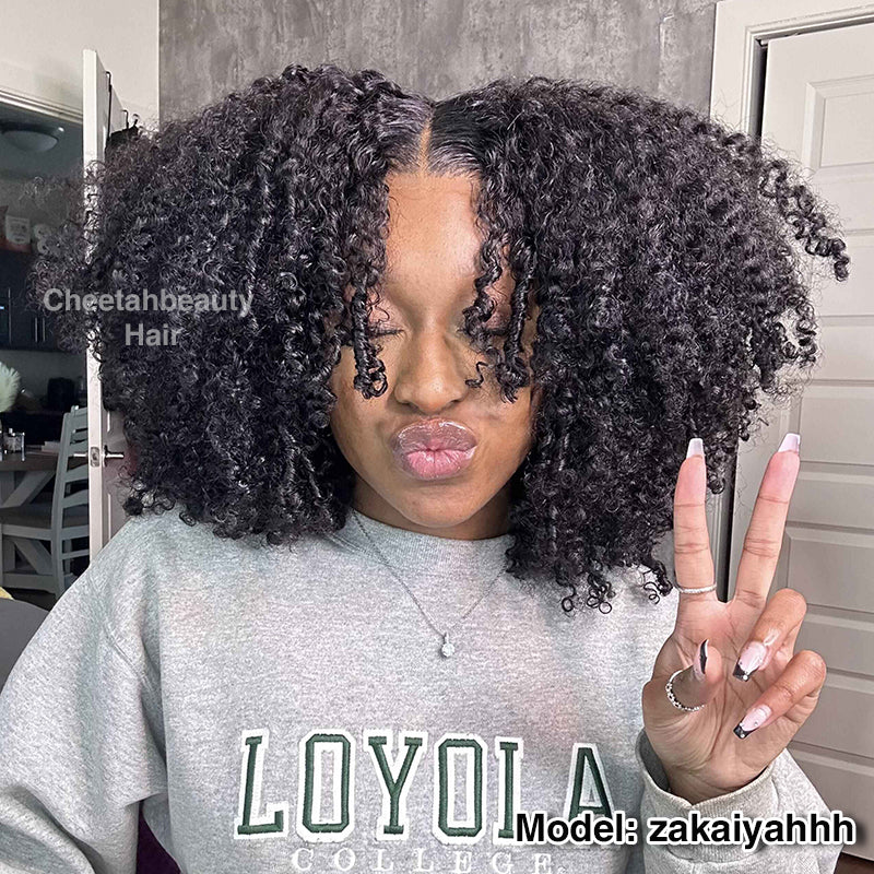 Glueless 13x6 PreMax Wig Kinky Curly Wear Go Wig 7x6 Lace Closure Wig