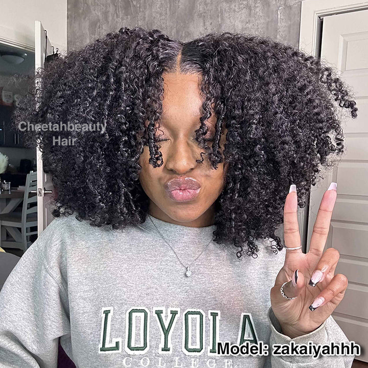 Glueless 13x6 PreMax Wig Kinky Curly Wear Go Wig 7x6 Lace Closure Wig