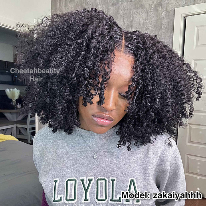 Glueless 13x6 PreMax Wig Kinky Curly Wear Go Wig 7x6 Lace Closure Wig