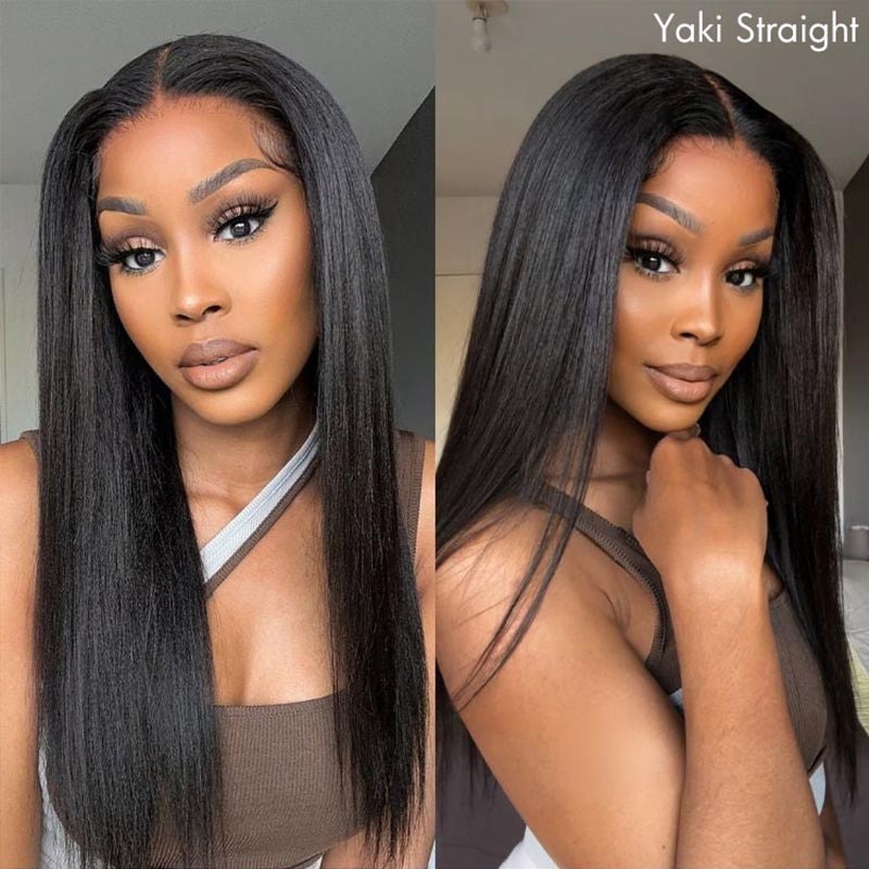 Glueless 7x6 Wig 16-34inches Silky Straight 13x6 Full Lace Frontal Wig