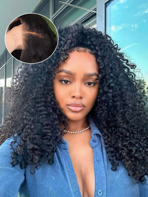 Real HD Lace | Glueless Burmese Curly 7x6/13x6 Tiny Knots Wig With Super Natural Hairline