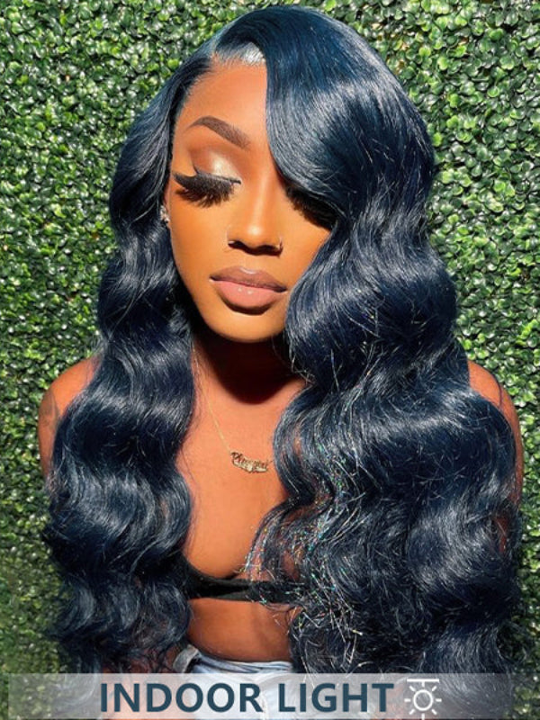Midnight Blue Body Wave 7x6/13x6 FULL Lace Frontal Human Hair Wigs