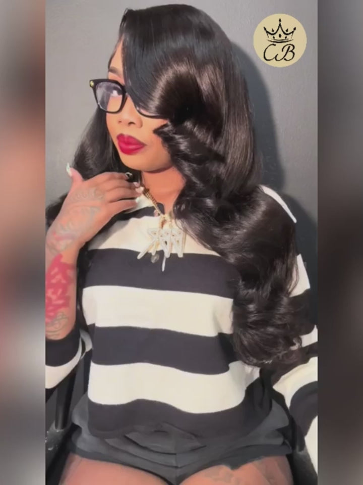 Flash Sale | @thequeenleora Recommend 16-34 Inches Body Wave 13x6 Full Lace Frontal Human Hair Wig