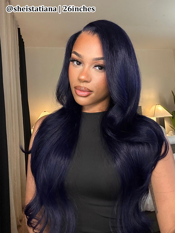 Midnight Blue Body Wave 7x6/13x6 FULL Lace Frontal Human Hair Wigs