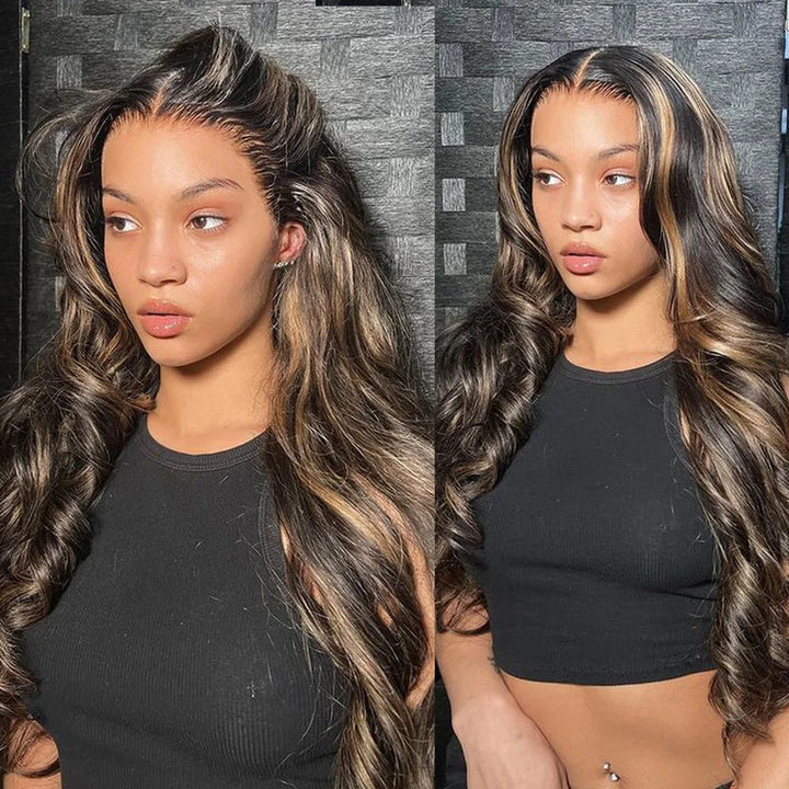 Wear & Go | FB27 Balayage Glueless 7x6/13x6 Body Wave Pre-Bleached Lace Wig