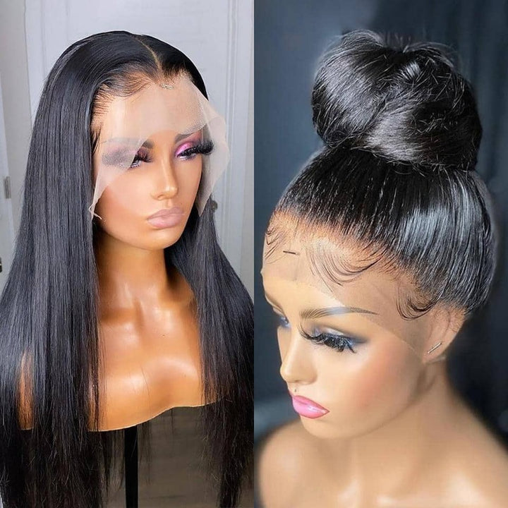 Straight HD Transparent 360 Lace Frontal Wig