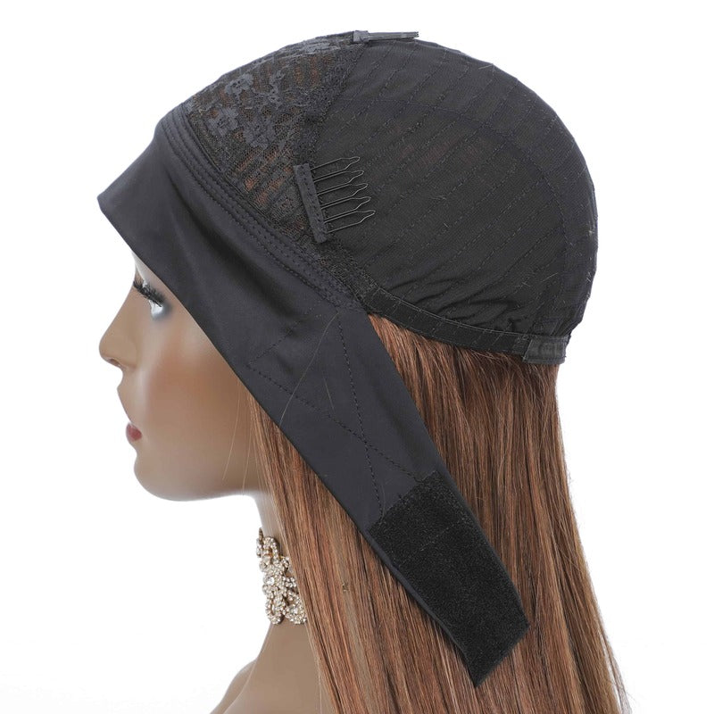 Chocolate Brown #4 Straight Headband Wig
