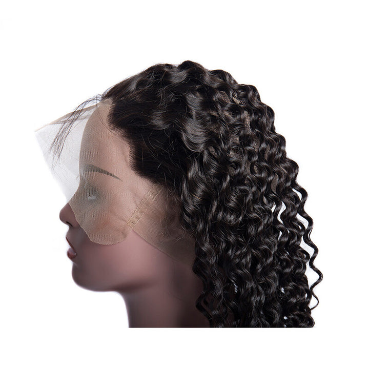 360 Deep Wave Lace Frontal Ear To Ear 100% Virgin Human Hair Lace Frontal