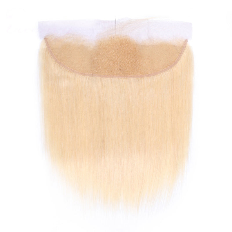 #613 Blonde 13x4 Straight Ear to Ear Lace Frontal 100% Virgin Human Hair