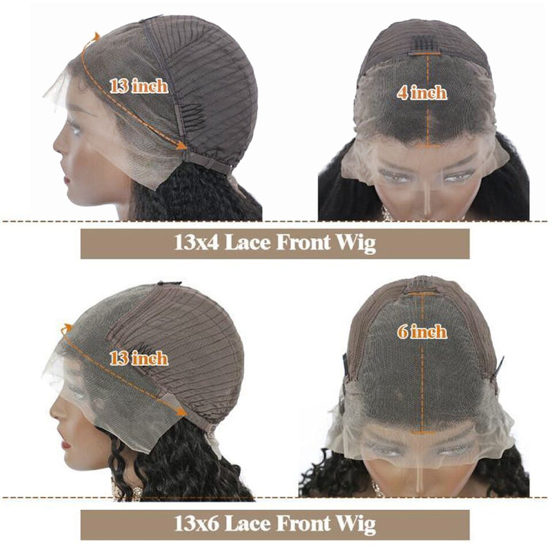 Orange Color Body Wave HD Transparent Lace Frontal Wig 100% Human Virgin Hair