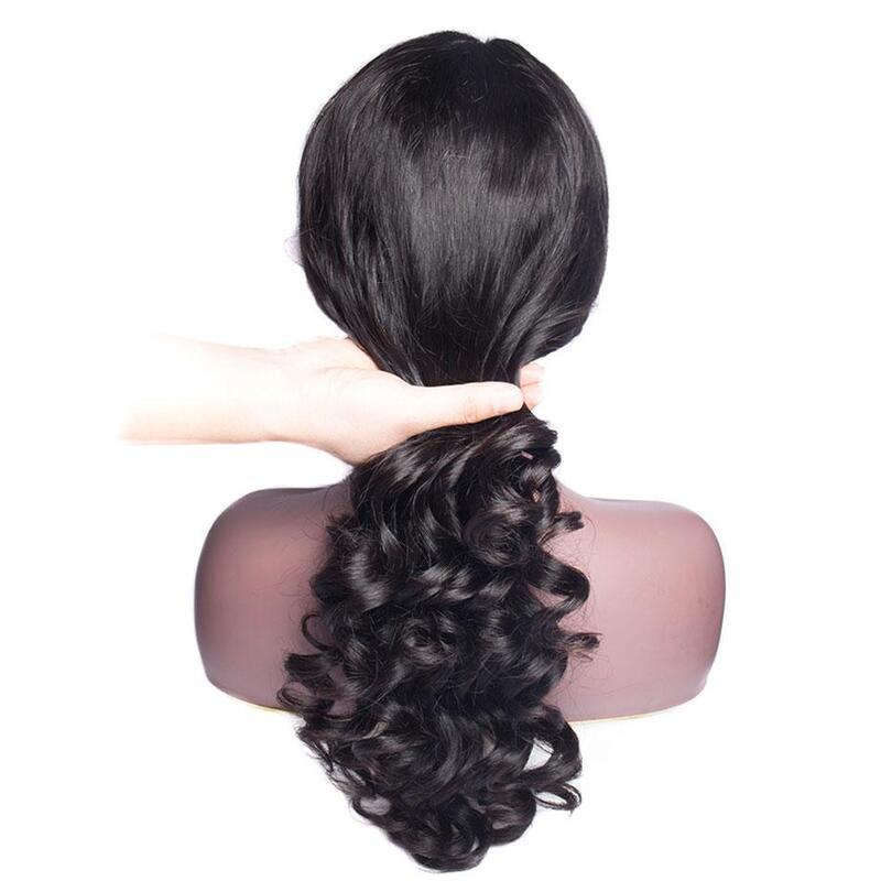 oose Wave 4x4 HD Transparent Lace Closure Wig 100% Virgin Human Hair