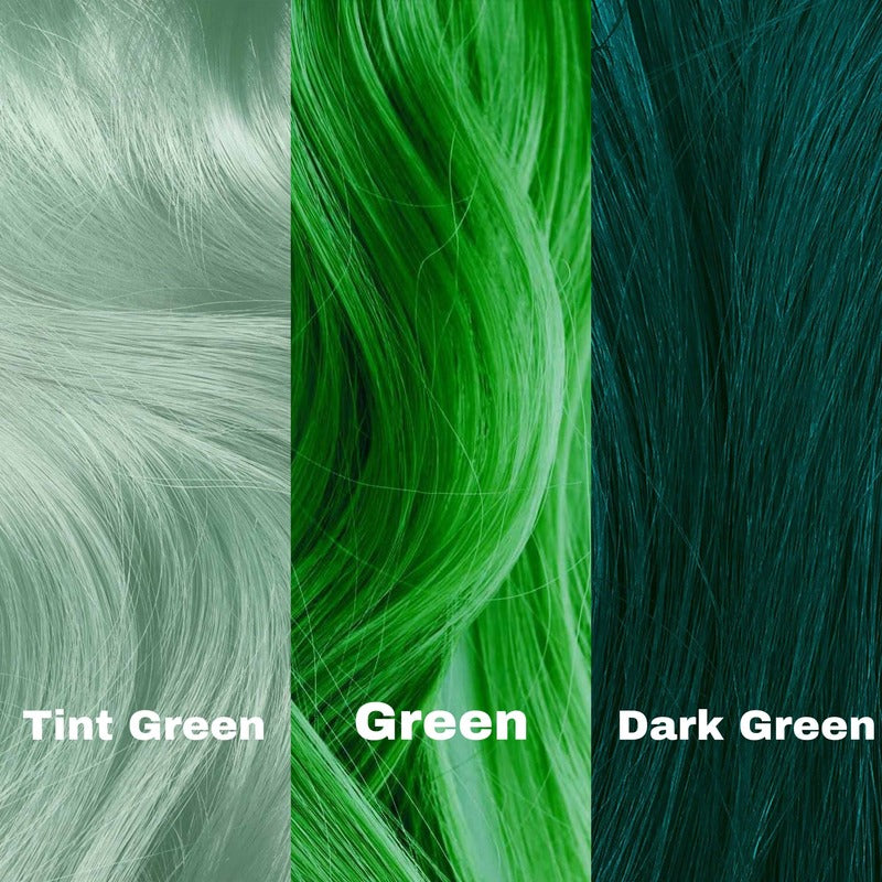 Green Colored HD Transparent Lace Frontal Wig 100% Human Virgin Hair