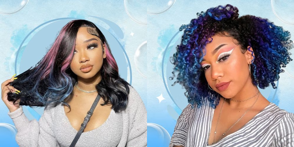 12 Blue Highlight Looks Girls Will Love for 2025 – CheetahBeauty Hair