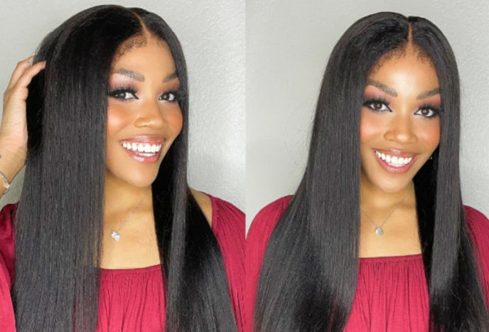 About Glueless Yaki Straight 13x4/13x6 Lace Frontal Wigs.