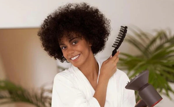 How Can Curly Hair Be Blow Dried?