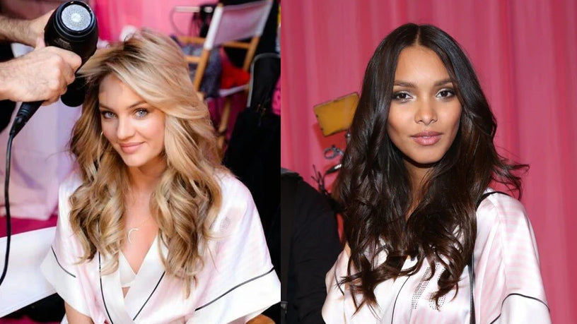 Use human hair wigs to replicate Victoria's Secret hairstyles.