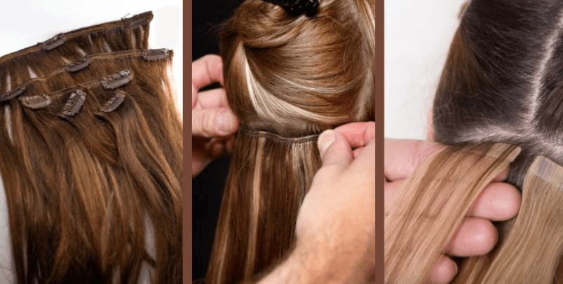 Hairdressing Classroom: Various Hair Extension Types
