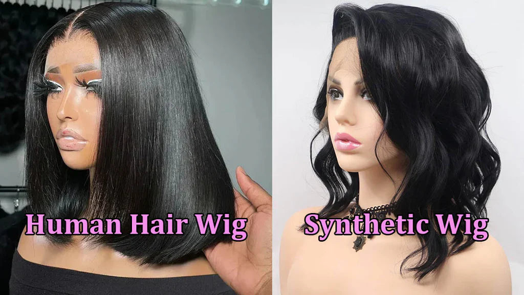 Human Hair Wig vs Synthetic Wig, What's The Difference?