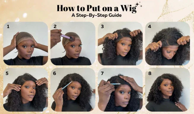 How to Put On a human hair wig - Beginner's Guide