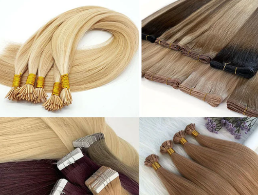 5 Various Hair Extension Types
