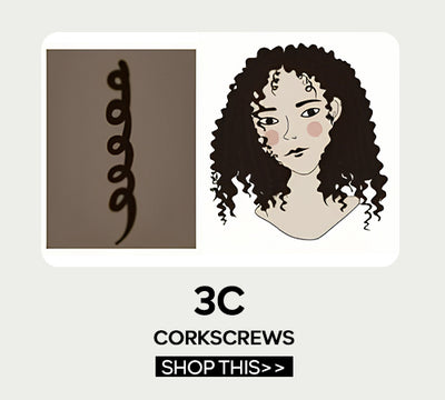 3C Jerry Curly Wigs