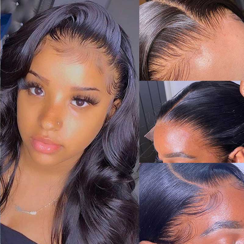 Wear & Go | 6x4.5 / 4x4 Transparent Lace Wig Body Wave Glueless Breathable Cap Air Wig