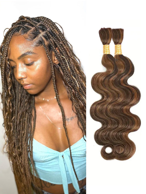 Flash Sale | Body Wave Braid Hair Bulk 100% Human Hair Extensions Bulk for Braiding 100g