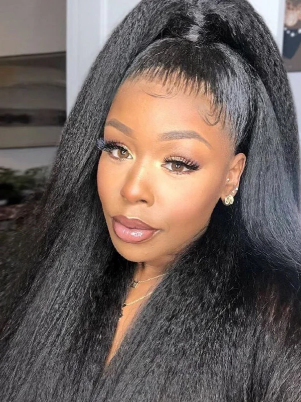 Best Sale Kinky Straight Full Lace Wigs 100% Virgin Human Hair