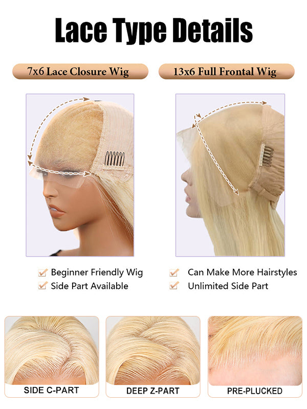 @thequeenleora Recommend Body Wave #613 Blonde 7x6/Upgrade 13x6-Full Lace Frontal Wig