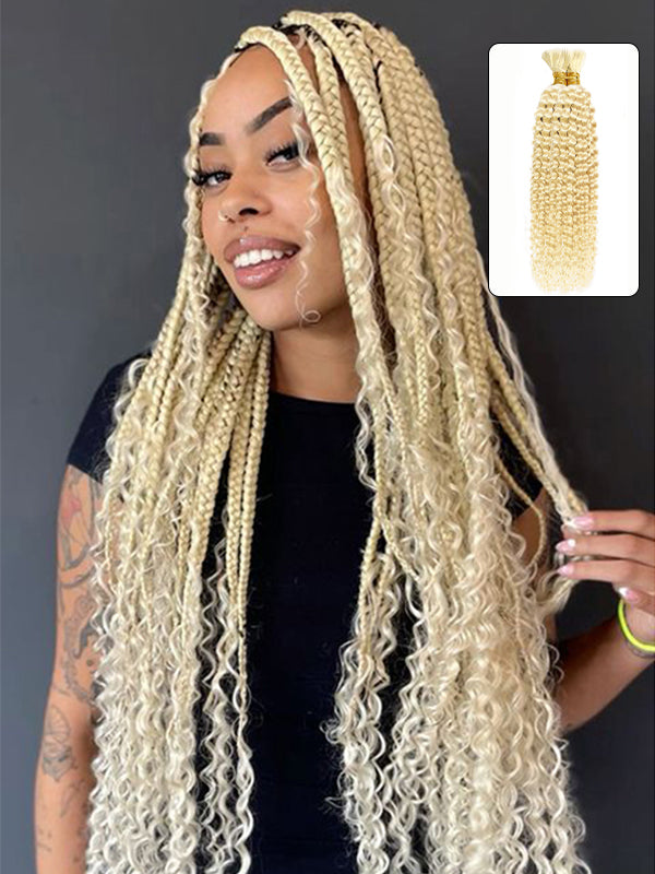 Flash Sale | Boho 613 Blonde Bulk Hair For Braiding 100% Human Hair Extensions 100g/Set