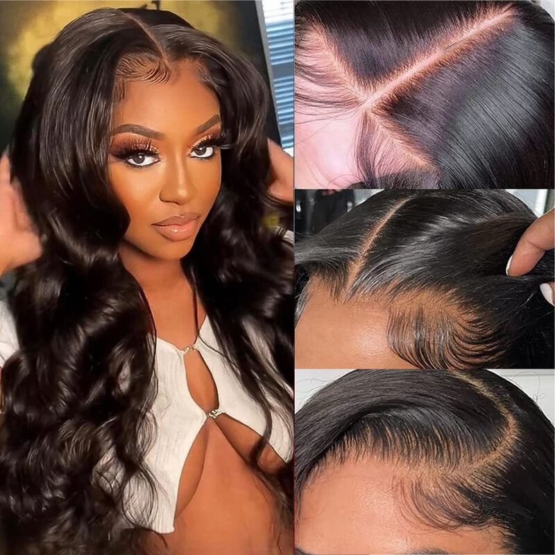 FLASH SALE | NEW Pre-Bleached Scalp Knots Glueless 6x6 Body Wave Lace Closure Wig 100% Virgin Human Hair